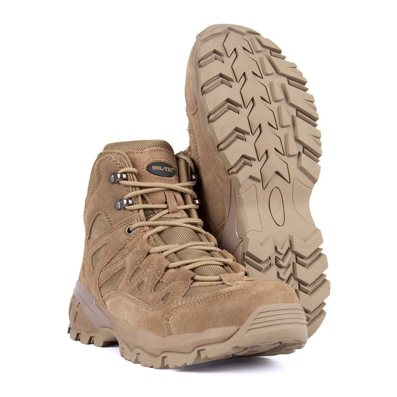 MIL-TEC SQUAD Stiefel Outdoor Camping Trekking Kampf Taktische Schuhe Coyote