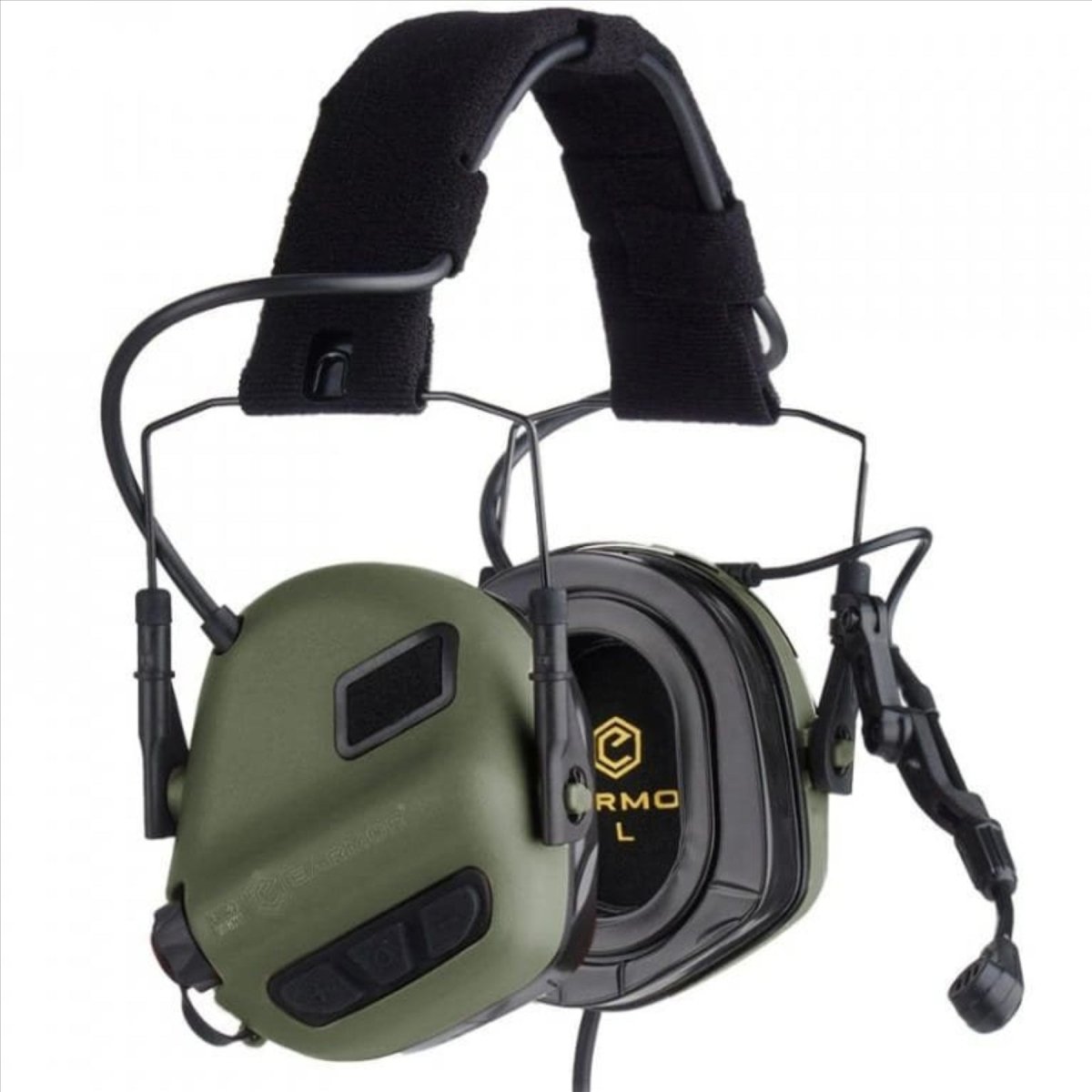EARMOR M32 Plus Elektronischer Gehörschutz-Kopfhörer, taktisches Olivgrün