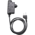 Earmor M51-MID PTT-Adapter Midland Radio Headset Wired Tactical Gear Schwarz