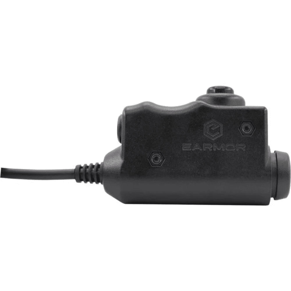 Earmor M51-MID PTT-Adapter Midland Radio Headset Wired Tactical Gear Schwarz