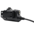 Earmor M52-KEN PTT-Adapter Kenwood Baofeng Radio Headset Tactical Schwarz