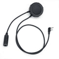 EARMOR M55 PTT-Adapter Kenwood Baofeng 2-Pin-Radio-Headset-Adapter Schwarz