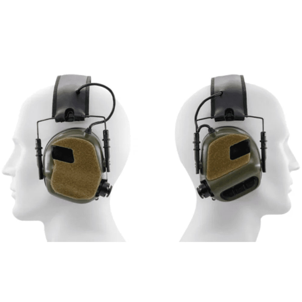 EARMOR S14 Ersatz-Klett-Patch-Set M31 M32 Headsets Schwarz