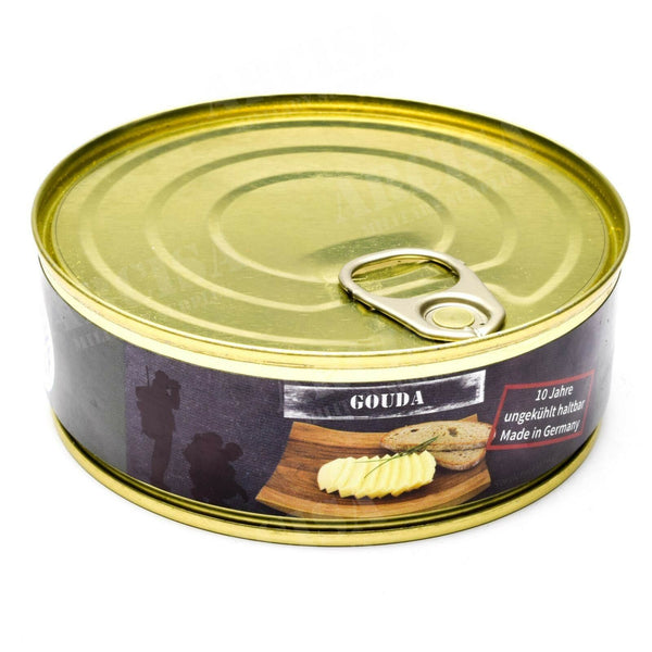 Notration Armee Überlebensnahrung Konserven Gouda Käse 200g Dose