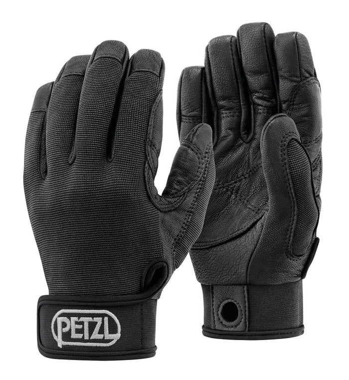 Petzl CORDEX Belay Rappel Handschuhe Leder Seil Arbeit Klettern Taktisch Schwarz