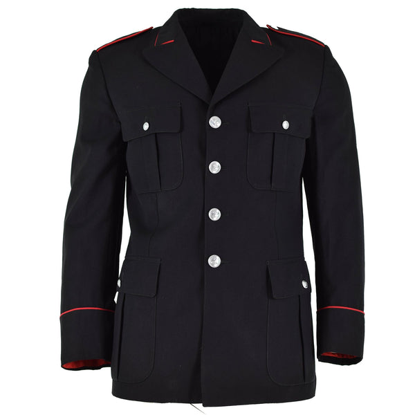 Original italienische Militärpolizeijacke, offizieller Offizier, formelle schwarze Uniform