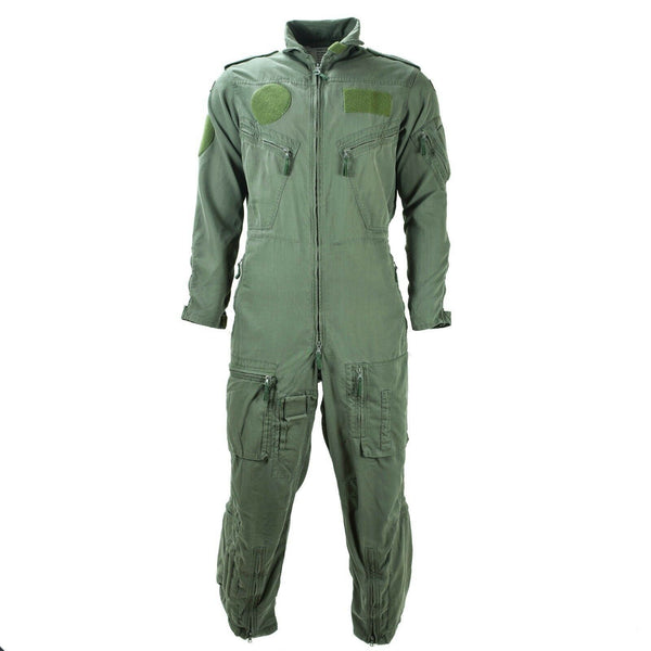 Original Bundeswehr Aramidfaser Fliegeranzug Overall Pilotenoverall Grün