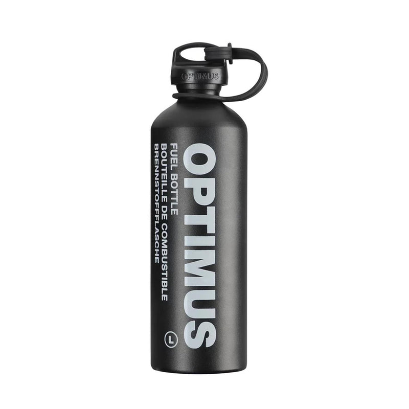 Optimus Flüssigbrennstoffflasche 600ml 1000ml Sicherheitsverschluss langlebig leicht schwarz