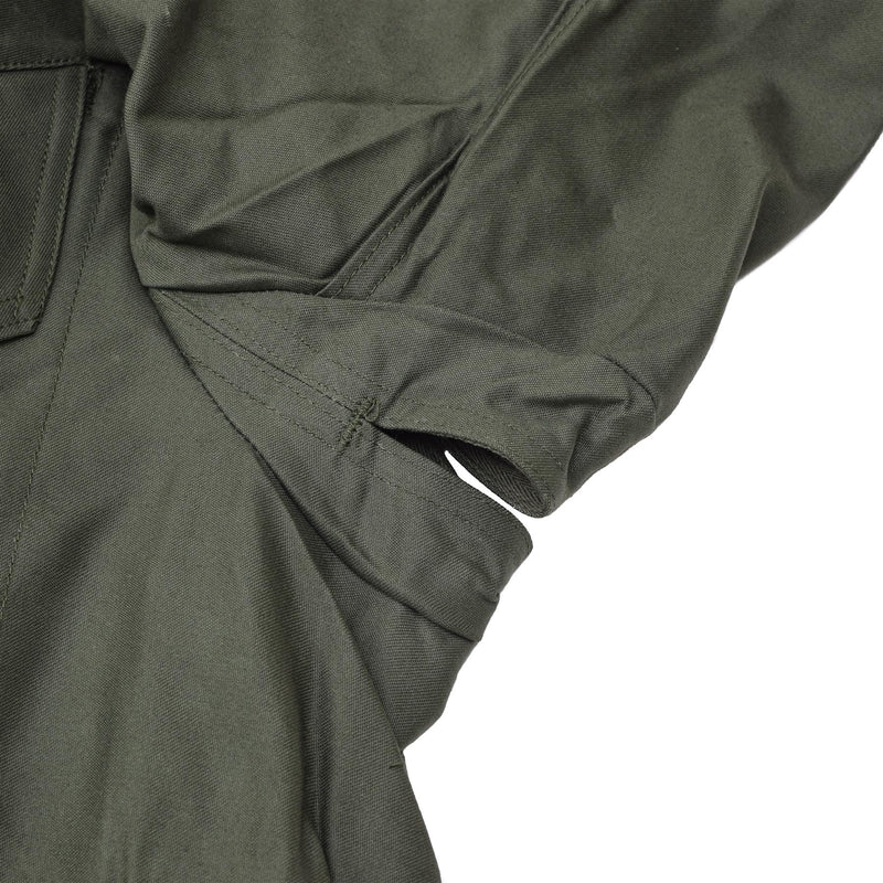 Echte belgische Armee Feldjacke M64 Militär Baumwolle wasserdicht Parka Olive NEU