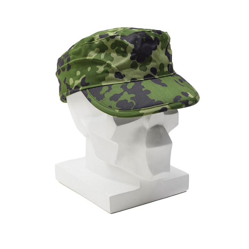Original dänische Militärtruppen Feldmütze mit klappbaren Ohrenklappen M84 leicht NEU