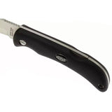 EKA Brand Swede 10 Klapptaschenmesser, Nylonscheide, 57 HRC-Stahl, schwarzer Griff