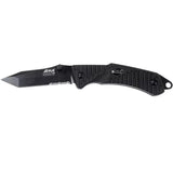 EKA Brand Swede 9 Klappmesser 57 HRC 12C27 Feuerstarter aus Stahl mit schwarzem Griff