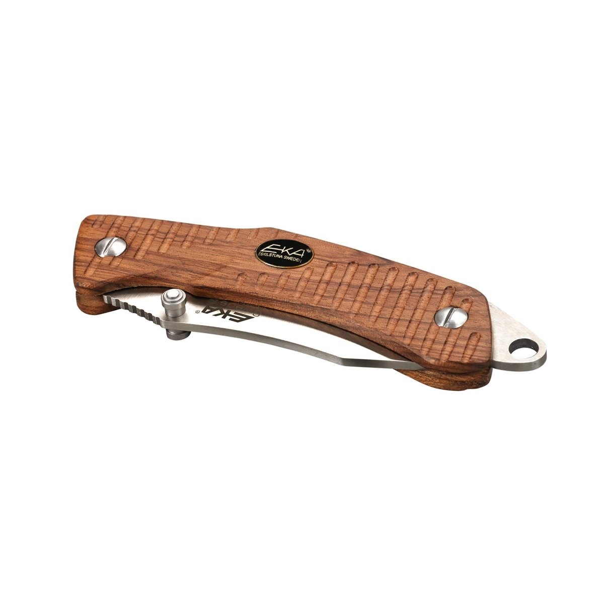 EKA Brand Swede 9 Klappmesser 57 HRC Edelstahl-Feuerstarter-Holzgriff