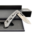 EKA Brand Swedish Classic 8 Taschenmesser, Titangriff, 57 HRC rostfreie Klinge