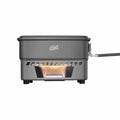 ESBIT Feststoff Kochkochset Camping 1100 ml Topf Hartanodiertes Aluminiumgrau