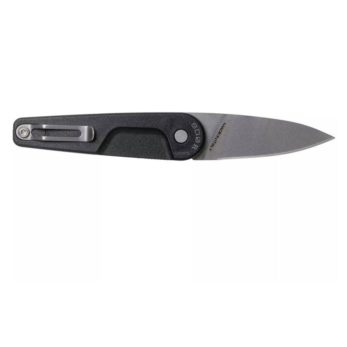 ExtremaRatio BD0 R BLACK faltbares Taschenmesser in Blattform, Griff aus N690-Stahl und Nylon