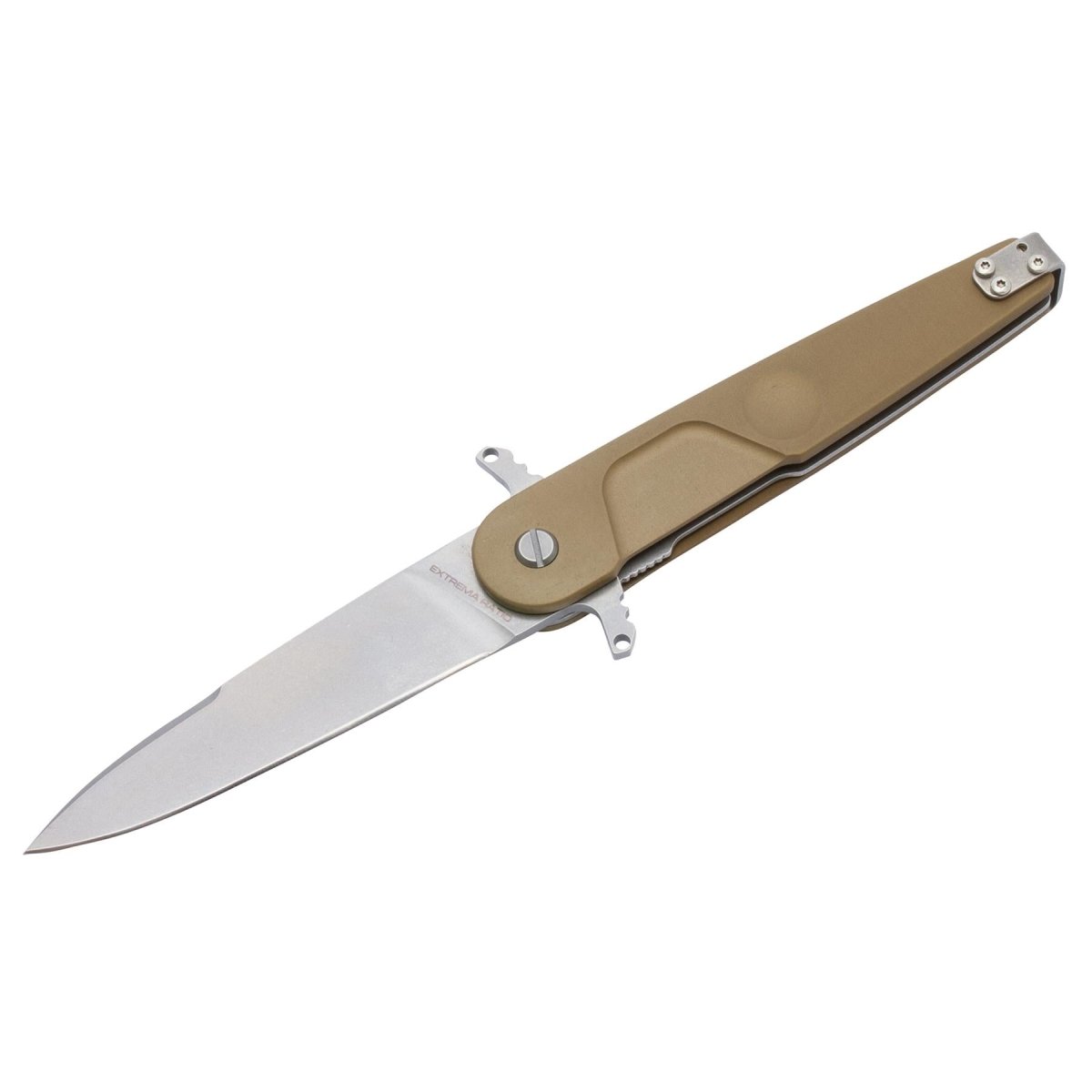 ExtremaRatio BD2 LUCKY DESERT Taschenmesser mit glatter Klinge aus Böhler-N690-Stahl