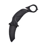 ExtremaRatio NIGHTMARE BLACK Taschenmesser, klappbar, Tanto-Karambit, rostfrei, N690