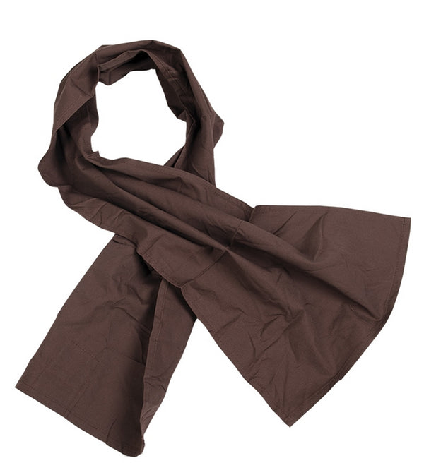 Original Niederländischer Militärschal Baumwollbandana 100x25cm braun Armeeschals NEU