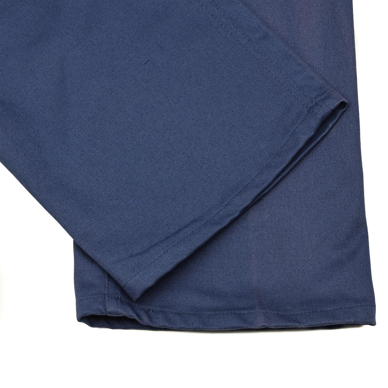 Original italienische Militär Arbeitshose Blau Überschuss Armee Hose Baumwolle Neu