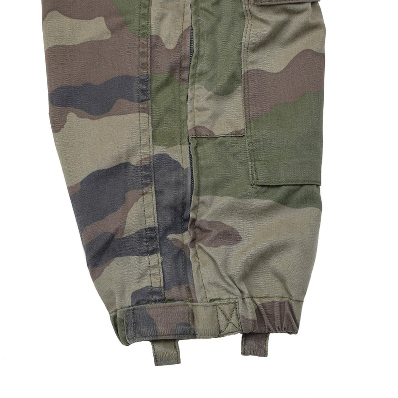 Echter französischer Militäroverall, Marineblauer Mechaniker-Overall, geräumige Passform, CCE Camouflage