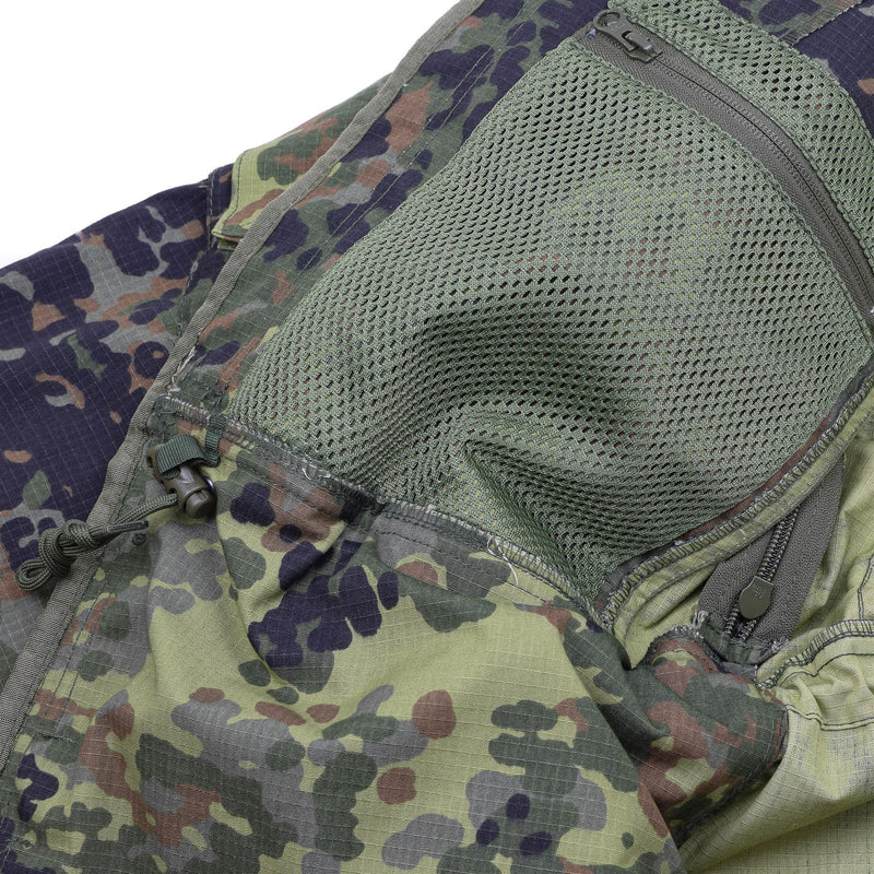 TACGEAR Marke Militärischen stil kommando smock jacke full-zip ripstop flecktran