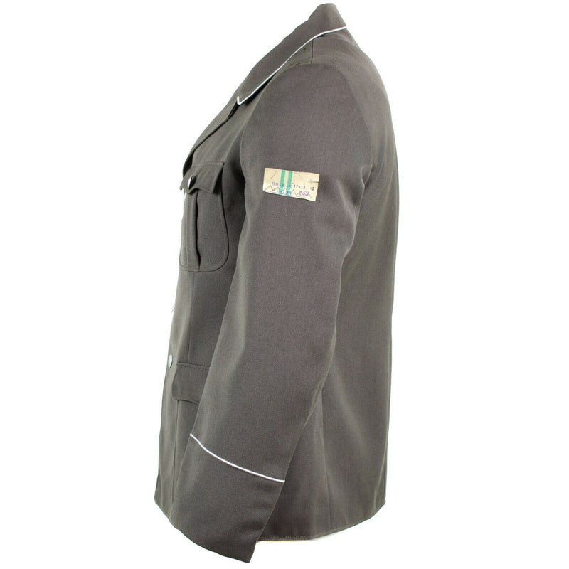 Original Deutsche NVA Armee Uniformjacke Offiziersuniform Grau Militär NEU