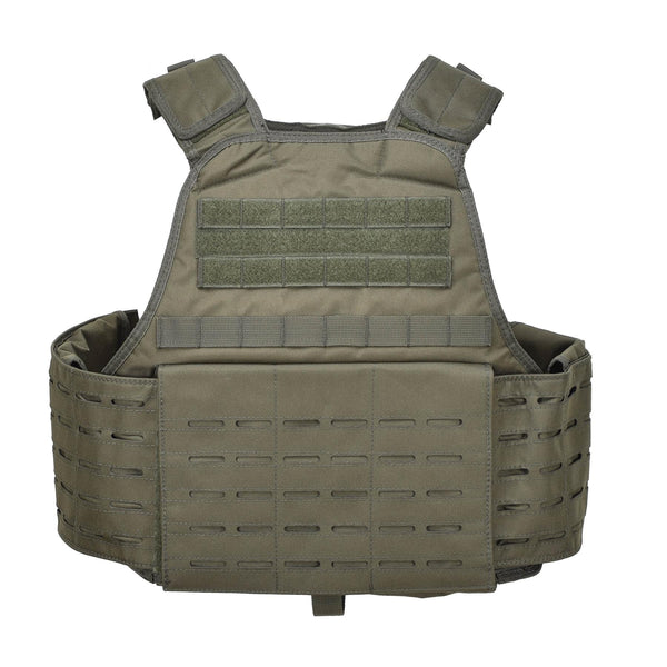 MIL-TEC LASER CUT modularer Plattenträger taktische Kampfweste Molle Oliv