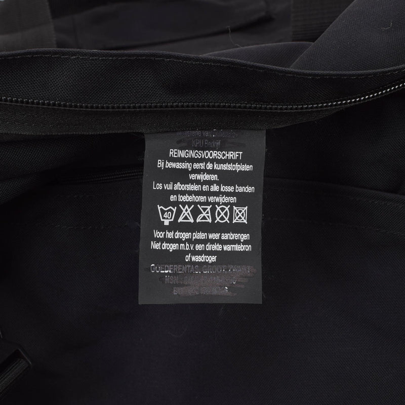 Original niederländische Militär-Reisetasche, Sporttasche, Reiserucksack, schwarz