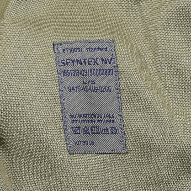 Original belgische Militärjacke, taktische Truppen, Felduniform, Puzzle, Seyntex