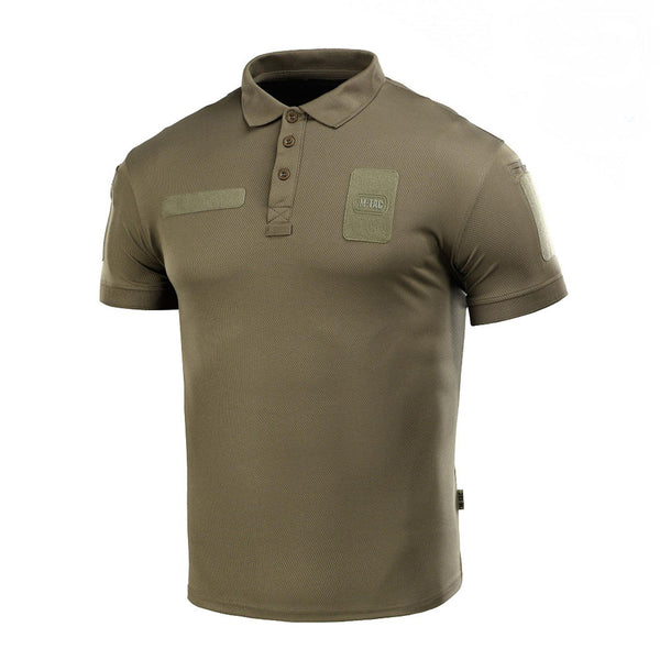 M-TAC Poloshirt im Militärstil, atmungsaktiv, leicht, taktische Unterwäsche, Oliv