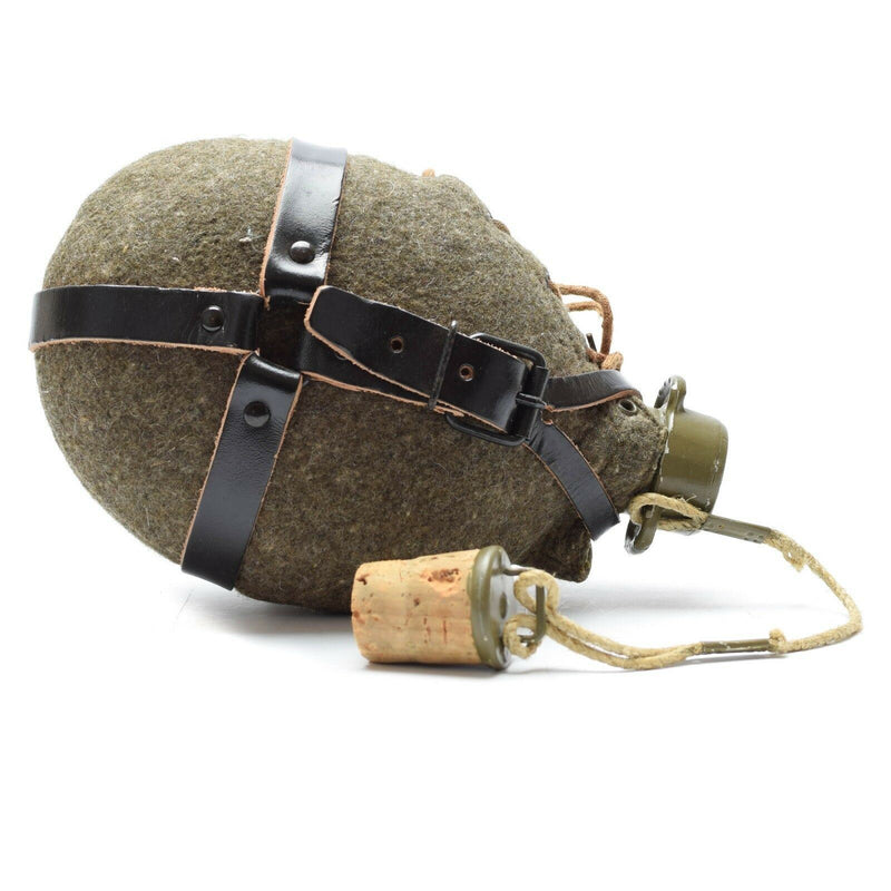 Original Trinkflasche der tschechischen Armee M60, Wasserflasche, Feldflasche, Korkenverschluss 