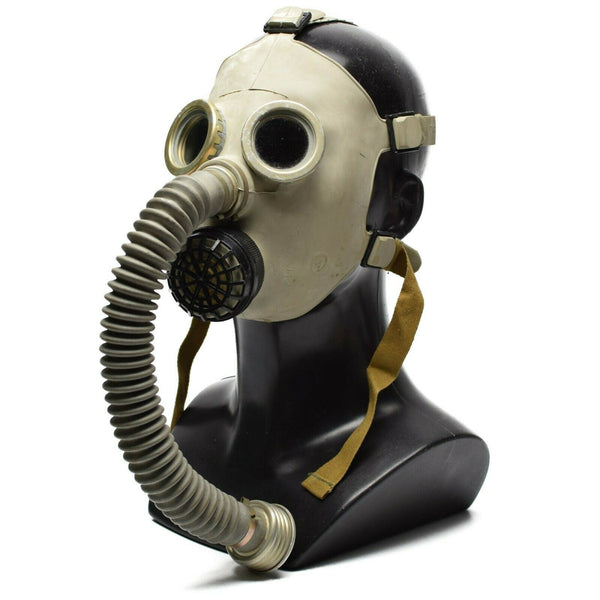 Vintage Militär Gasmaske PDF-7 S2 Maskenschlauch Überschuss Atemschutz Aktualisiertes Modell