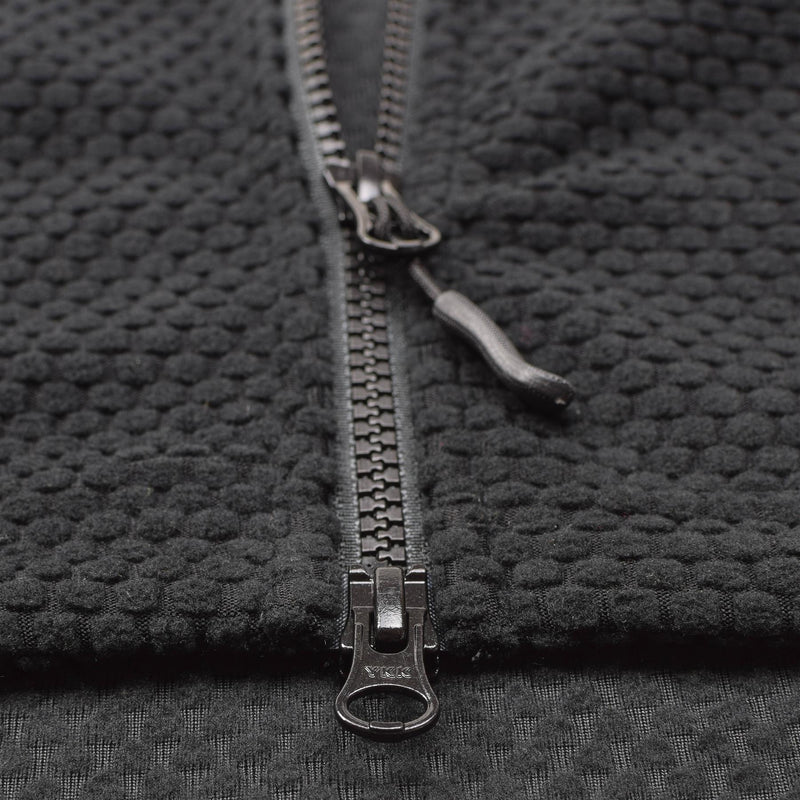 Blochl Brand Militär-Stil Thermojacke Fleece mit Kapuze verstärkt schwarz NEU