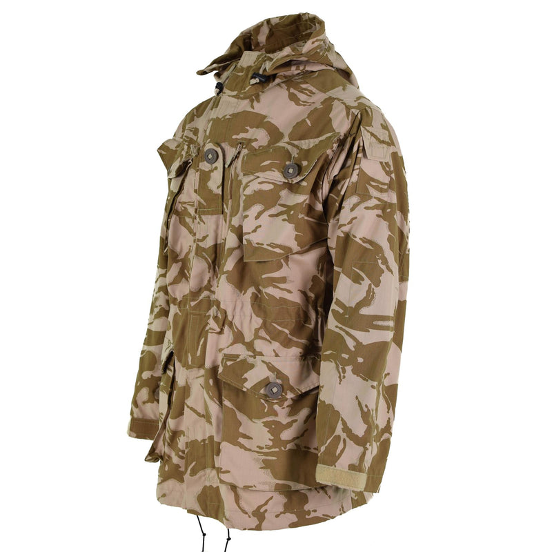 Original britische Armee Parka DPM Wüste Camouflage Smock Winddichte Jacke Militärausgabe