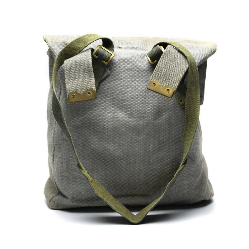 Original britische Armee M37 Brotbeutel Canvas grau Pack Militär große Seitentasche