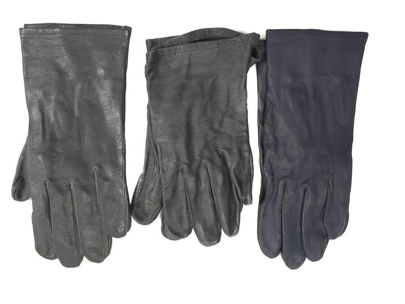 Originale Bundeswehr Lederhandschuhe grau taktische Militär Überschussware