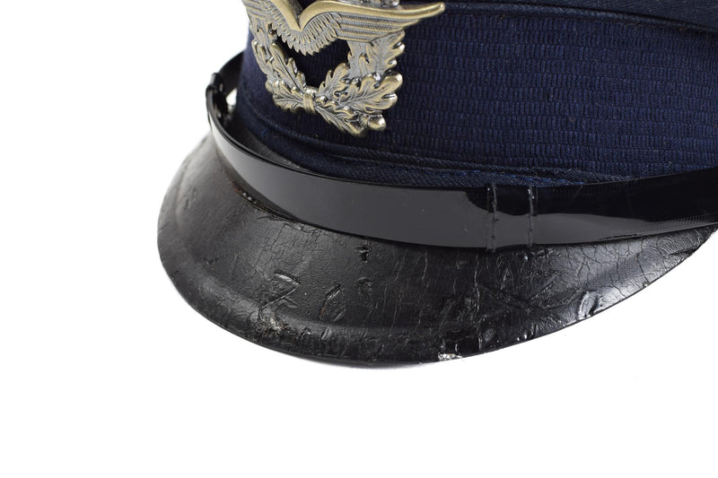 Original deutsche Armee Schirmmütze. Luftwaffe Militär Schirmmütze Luftware NEU
