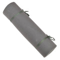 Original deutsche Militär-Schaumstoff-Schlafmatte, aufrollbar, Camping, Wandern, Grau, Schwarz