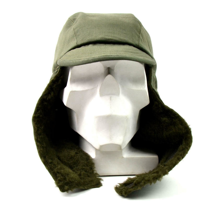 Original französische Armee-Wintermütze für kaltes Wetter, französische Militärausgabe, Feldmütze