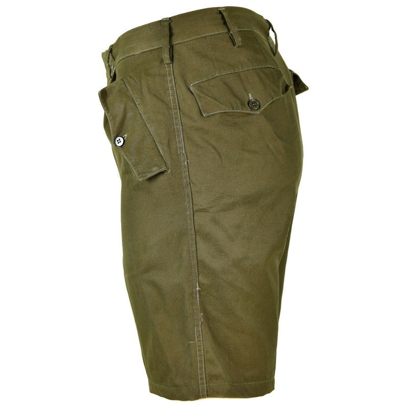 Echte italienische Armee Shorts Olive Chino Militär Feld Bermuda Vintage BDU