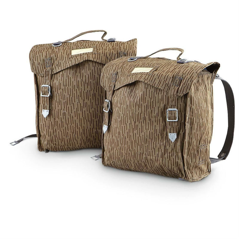Originaler Militärrucksack der DDR-Armee, NVA, Regentropfen-Tarnmuster