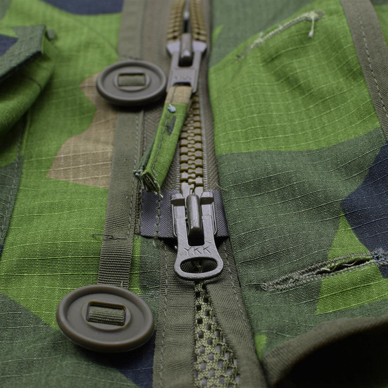 TACGEAR Marke Militärischen stil ripstop kommando smock jacke splinter camo fullzip