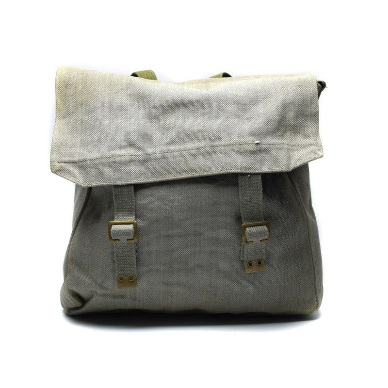 Original britische Armee M37 Brotbeutel Canvas grau Pack Militär große Seitentasche