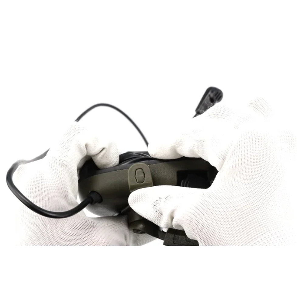 EARMOR M16A ARC Helmschienenadapter PLUS-Serie Gehörschutz Coyote Brown