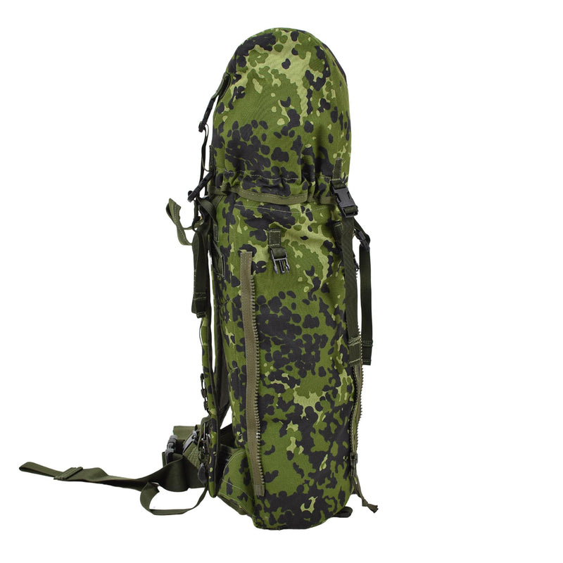 Original dänischer Militärrucksack M96 camo 50L taktischer Rucksack Campingtasche NEU