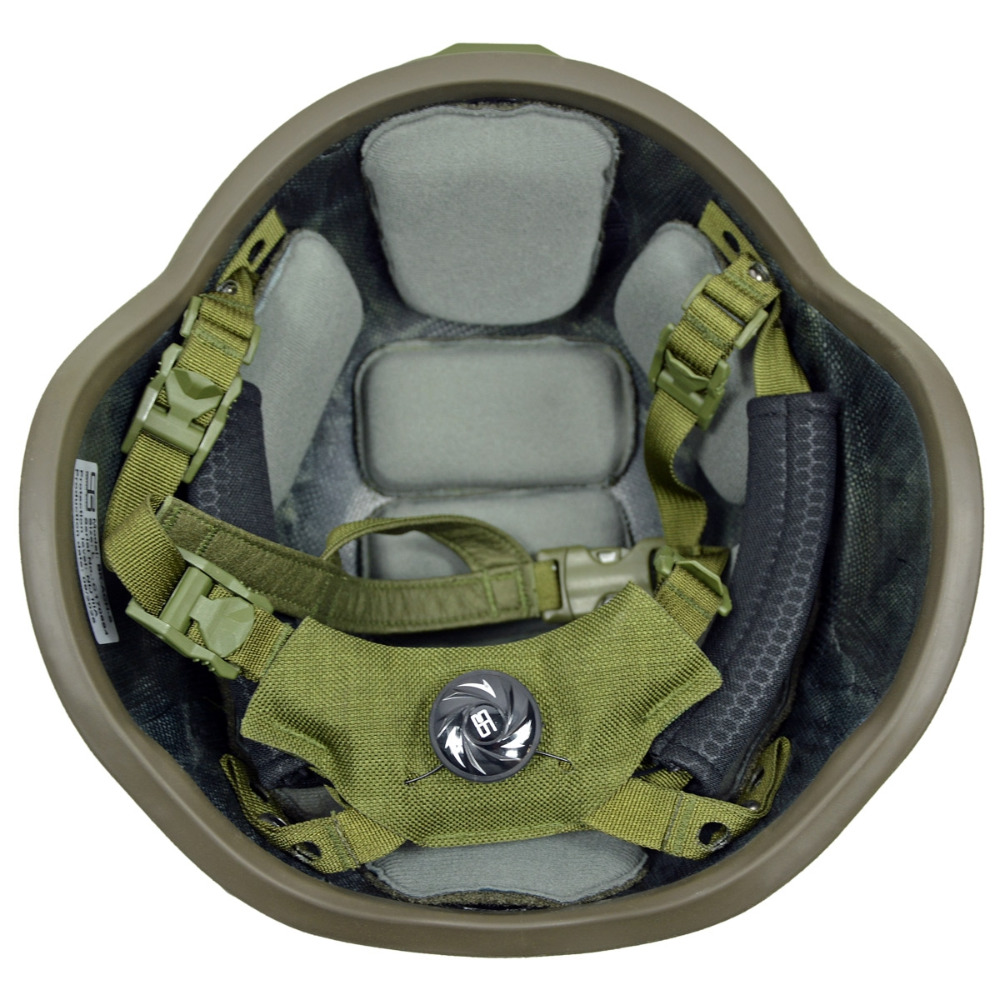 Šestan-Busch BK-ACH Full Cut Modern Ballistic Helm Level IIIA NVG Seitenschienen