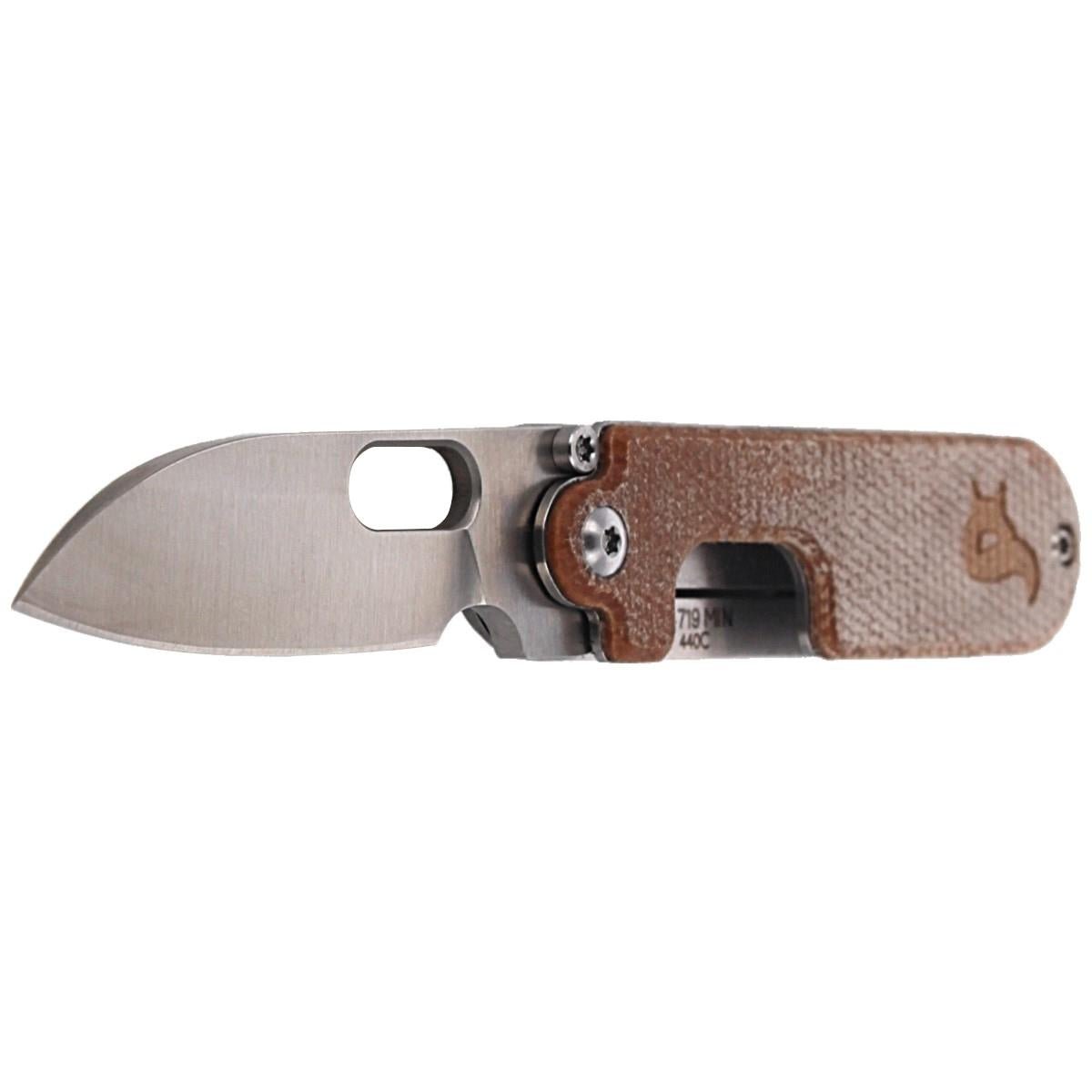 Fox Knives BEAN GEN2 Klapptaschenmesser Micarta-Griff aus Edelstahl 440C