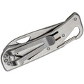 Fox Knives Brand faltbares Taschenmesser mit Holzgriff, satinierter 440er-Edelstahl