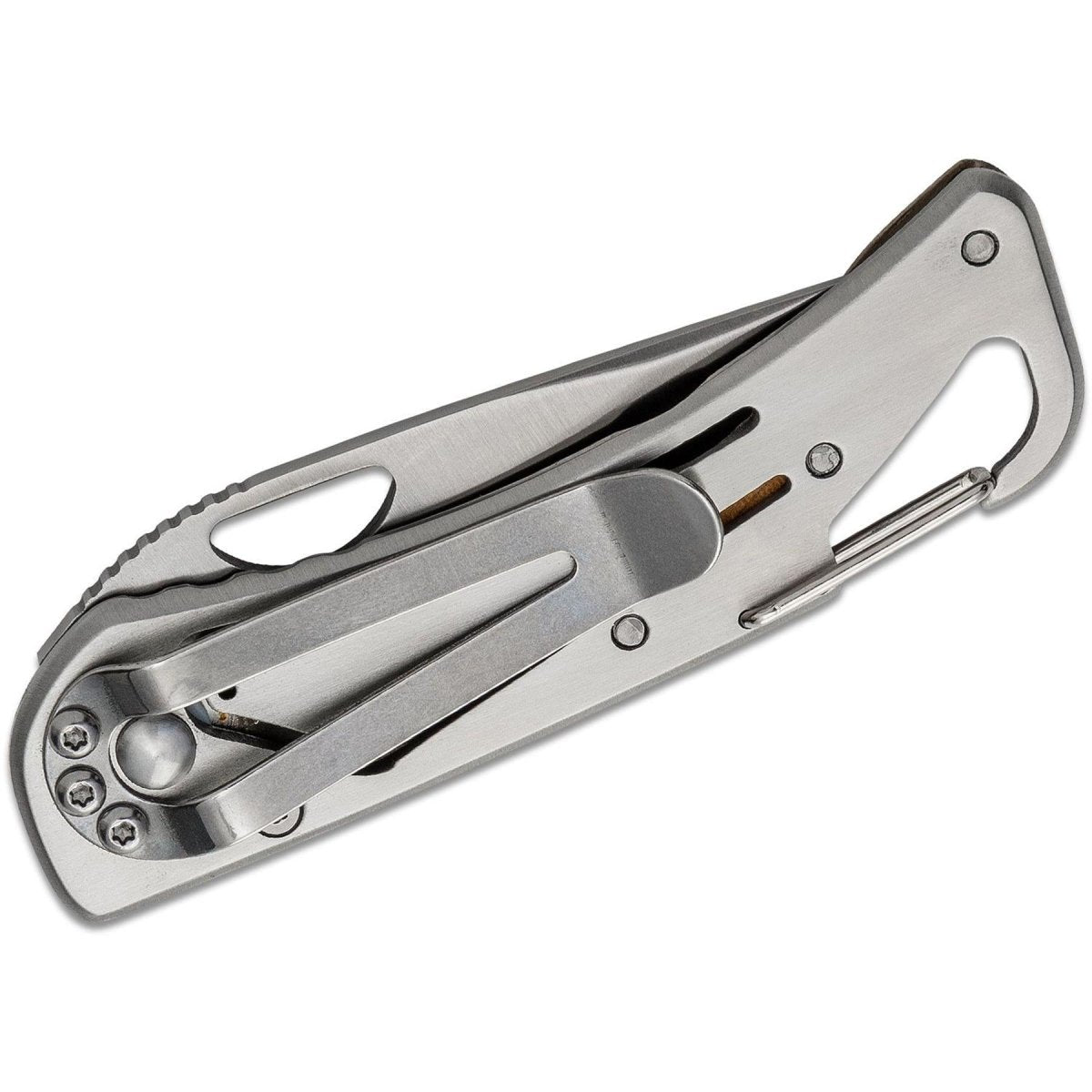 Fox Knives Brand faltbares Taschenmesser mit Holzgriff, satinierter 440er-Edelstahl